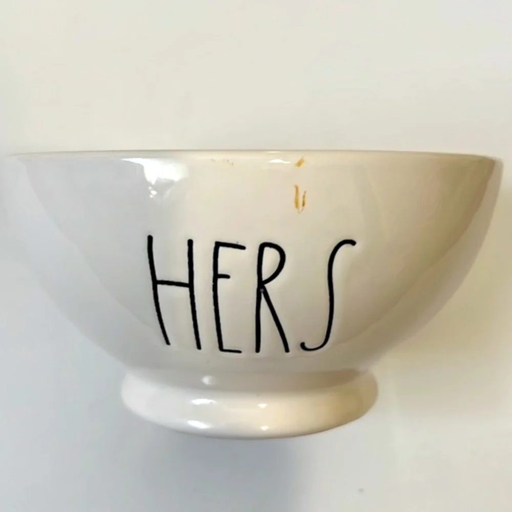 💥3/10 Sale - Rae Dunn inspired Magenta “Hers” Bowl